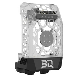 Panda Jetpack V2 Extruder Frontcover Transparent - Bambu Lab X1/P1
