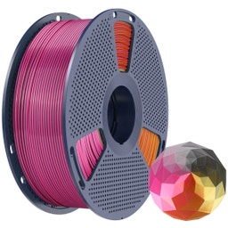 Silk PLA+ Forth-Color Black Grey Red Yellow