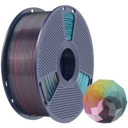 Silk PLA+ Forth-Color Red Yellow Green Black