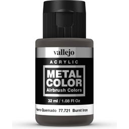 Vallejo Metal Color 721 Burnt Iron - 32 ml
