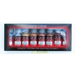 Vallejo Game Color Set - Metallic Colors - 1 Set