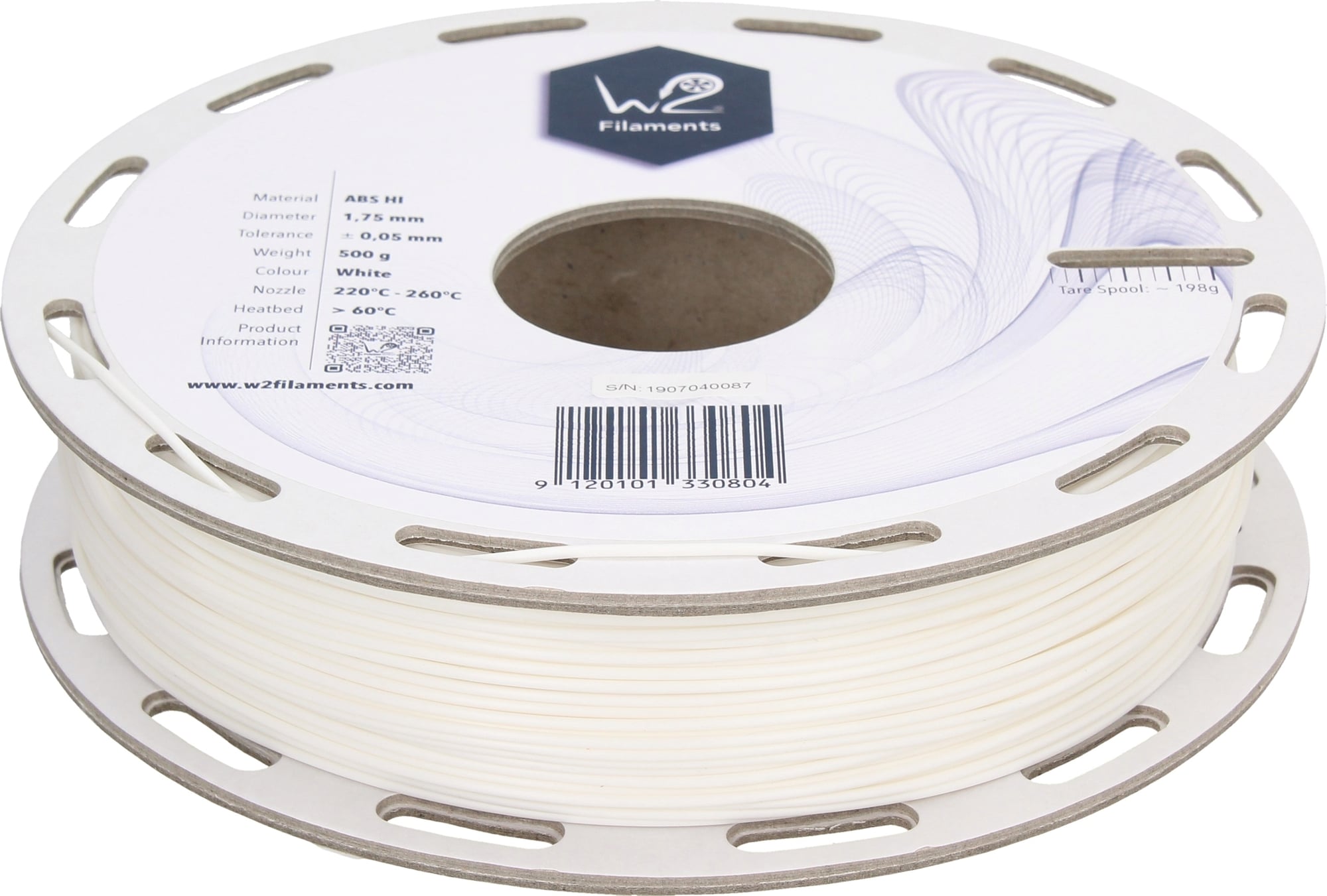 W2 Filaments ABS HI Weiß