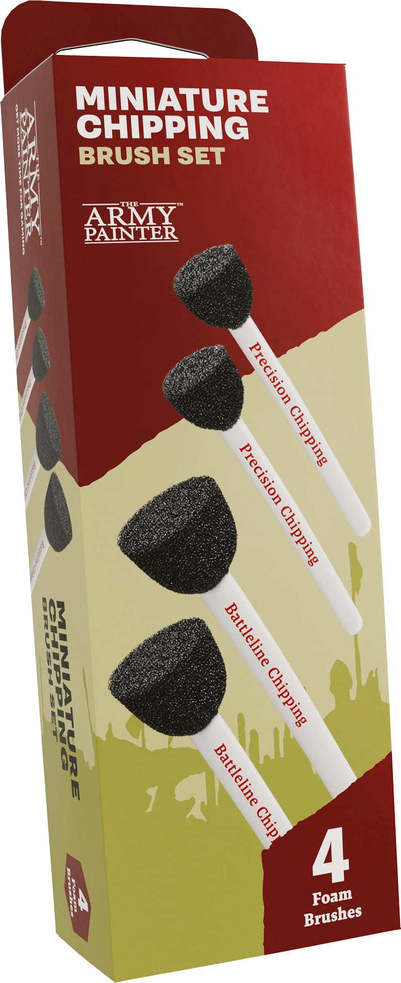 The Army Painter Miniature Chipping Brush Set