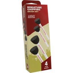 The Army Painter Miniature Chipping Brush Set