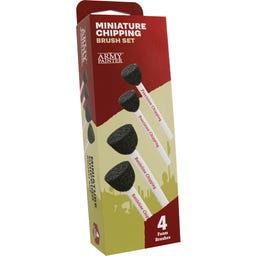 The Army Painter Miniature Chipping Brush Set