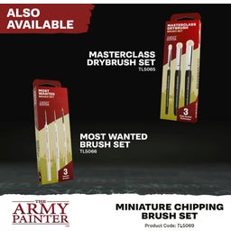 The Army Painter Miniature Chipping Brush Set