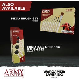 The Army Painter Wargamer Bionic Brush - Bionic Bristles - Layering