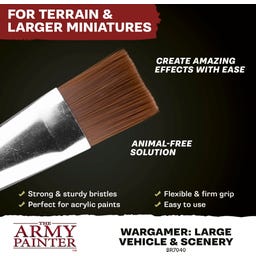 The Army Painter Wargamer Bionic Brush – Bionic Bristles - Large Vehicle & Scenery