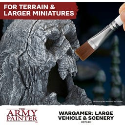 The Army Painter Wargamer Bionic Brush – Bionic Bristles - Large Vehicle & Scenery