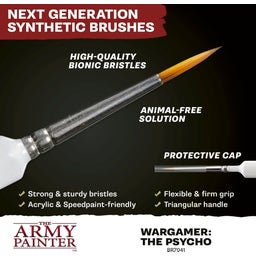 The Army Painter Wargamer Bionic Brush – Bionic Bristles - The Psycho