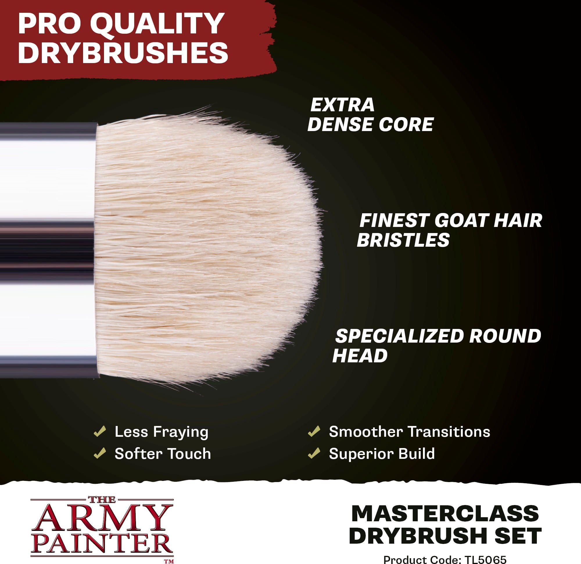 The Army Painter Masterclass Drybrush Set - 1 set