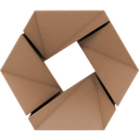 3DJAKE ecoPLA Wood Dark Brown - 1,75 mm / 1000 g