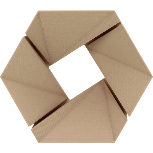 3DJAKE ecoPLA Wood Light Brown - 1,75 mm / 1000 g