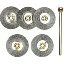 PROXXON Stahldraht Radbürsten, Ø22mm