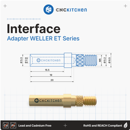 CNC Kitchen Pannes à Souder + Adaptateurs Weller ET  - 1 kit