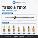 CNC Kitchen Pomoce do topienia + adapter TS100 - 1 zestaw