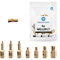 CNC Kitchen Pannes à Souder + Adaptateur Weller LT - 1 kit