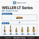 CNC Kitchen Pannes à Souder + Adaptateur Weller LT - 1 kit