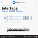 CNC Kitchen Einschmelzhilfen + Weller XT Adapter - 1 Set