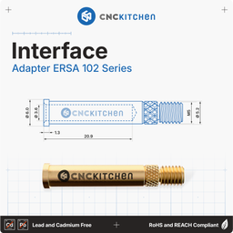 CNC Kitchen Loddespisser + Ersa 102 Adapter - 1 sett