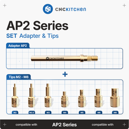 CNC Kitchen Olvasztó segédeszköz + AP2 Adapter - 1 szett