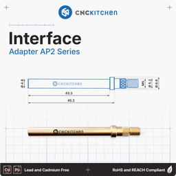 CNC Kitchen Olvasztó segédeszköz + AP2 Adapter - 1 szett