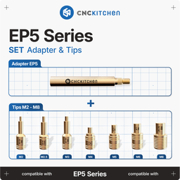 CNC Kitchen Olvasztó segédeszköz + EP5 Adapter - 1 szett