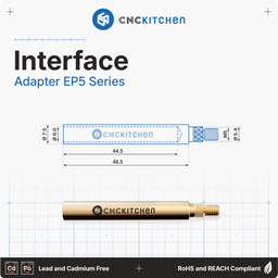 CNC Kitchen Olvasztó segédeszköz + EP5 Adapter - 1 szett