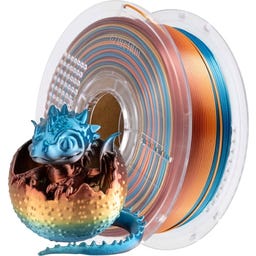 AzureFilm PLA Silk Rainbow Sunset Splash - 1,75 mm / 1000 g
