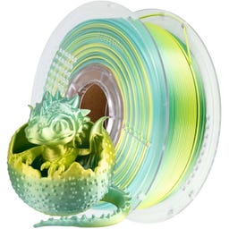 AzureFilm PLA Silk Rainbow Lemon Mist - 1.75 mm / 1000 g