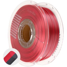 AzureFilm PLA Silk Dual Color Crimson Steel