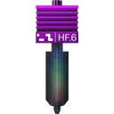 High Flow ObXiDian 500 HotEnd für Bambu Lab H2/P2 Serie - 0,6 mm