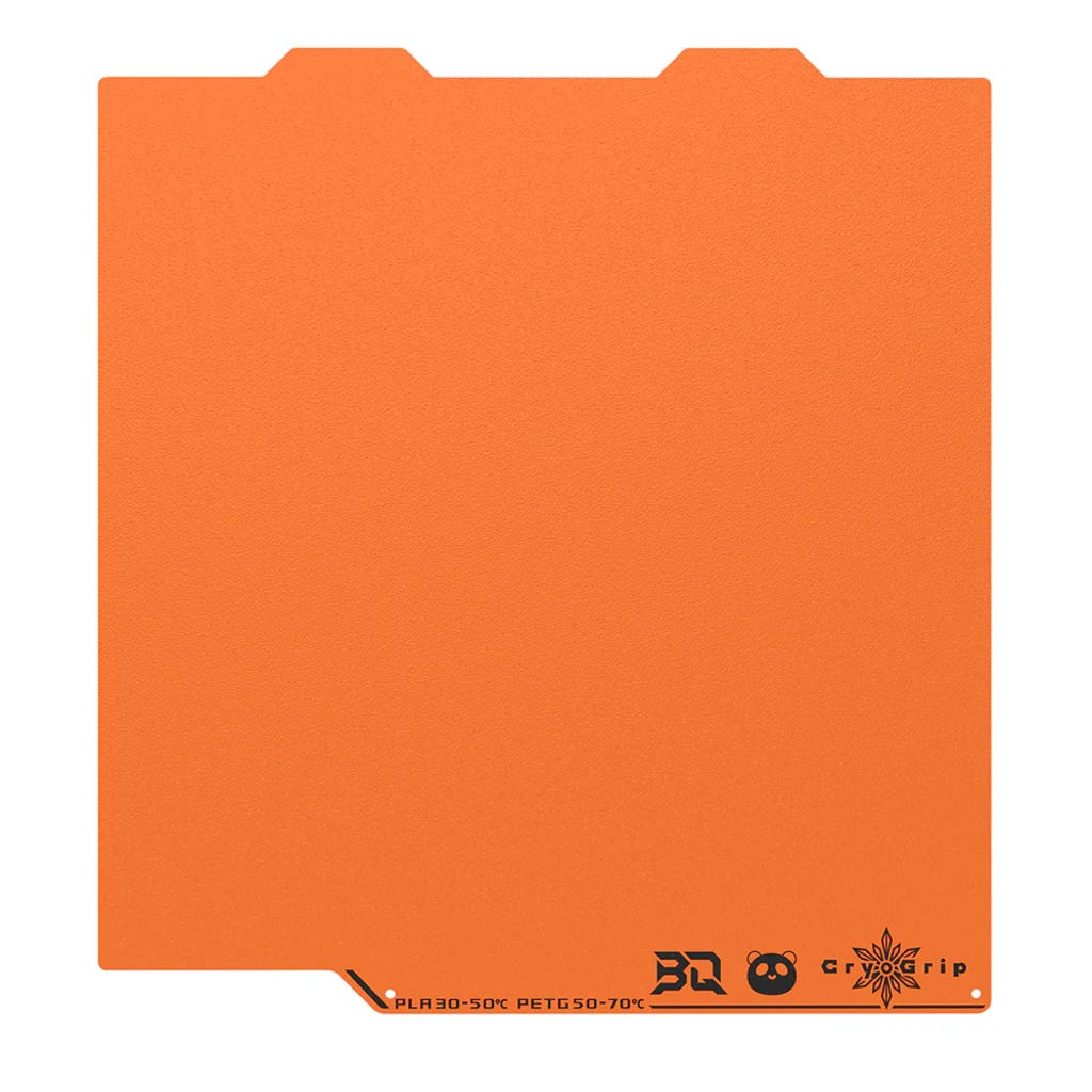 BIQU Panda Build Plate CryoGrip Pro Frostbite - Orange - 3DJake