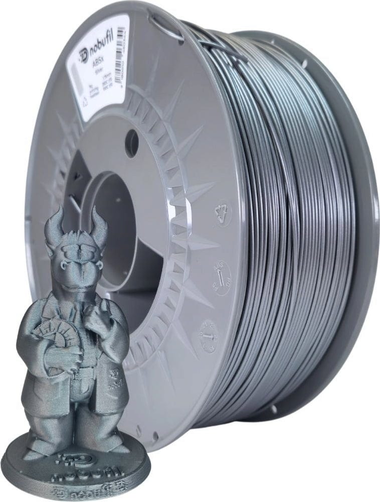 Nobufil ABSx Filament 1kg, Silver