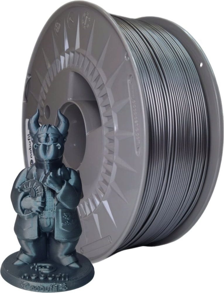 Nobufil ABSx Filament 1kg, Stainless Steel