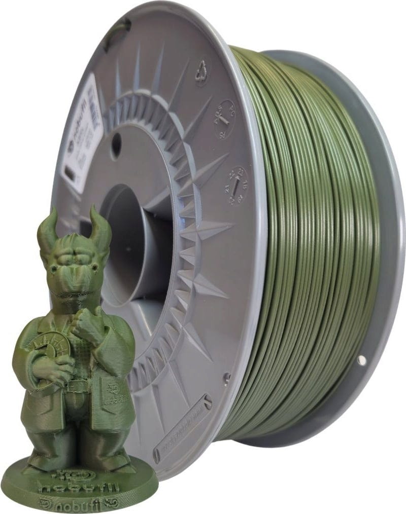 Nobufil ABSx Filament 1kg, Matt Olive Green