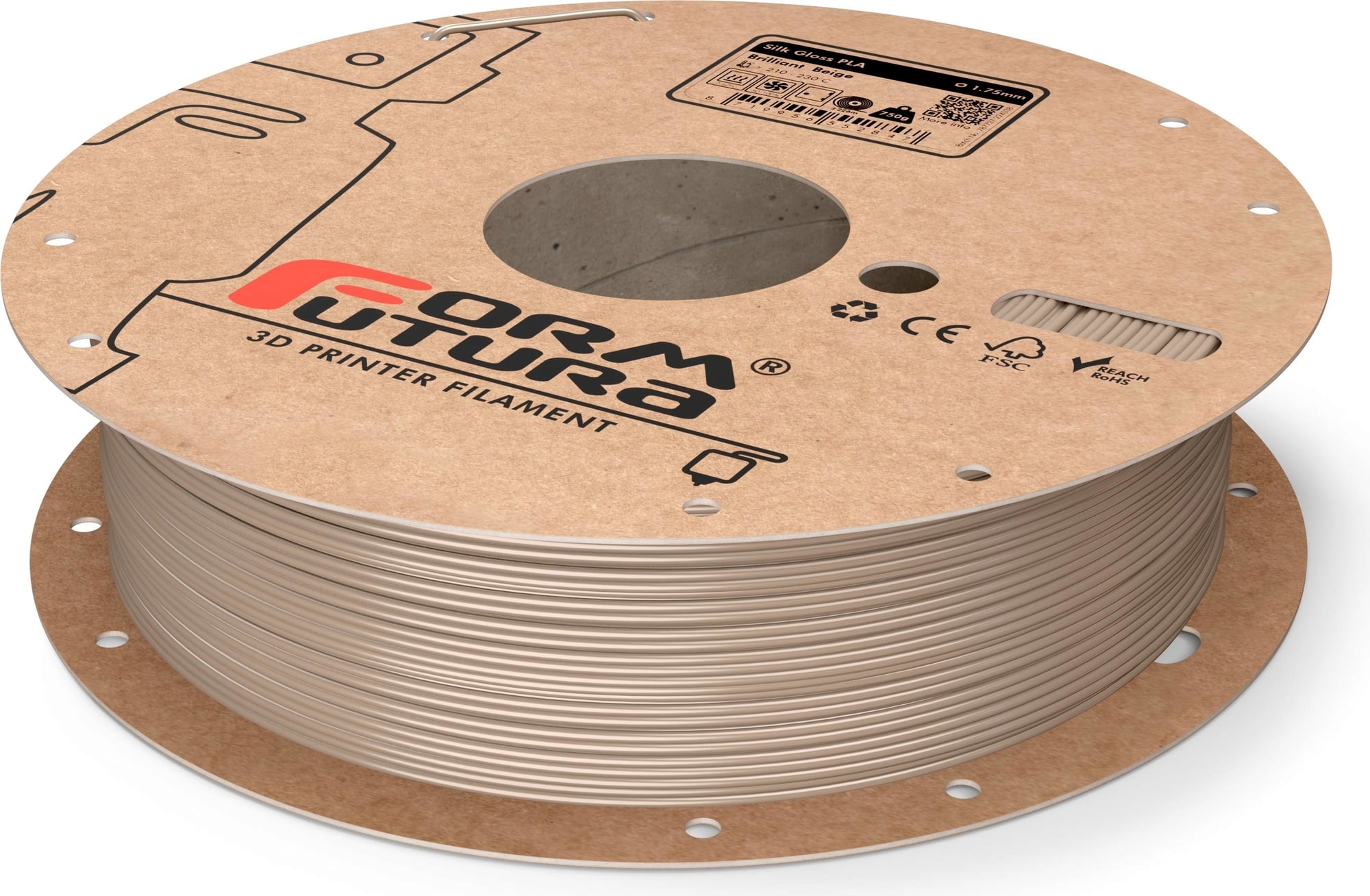 Formfutura Silk Gloss PLA Brilliant  Beige