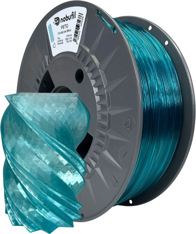Nobufil PETG Filament 1kg, Candy Ice Blue