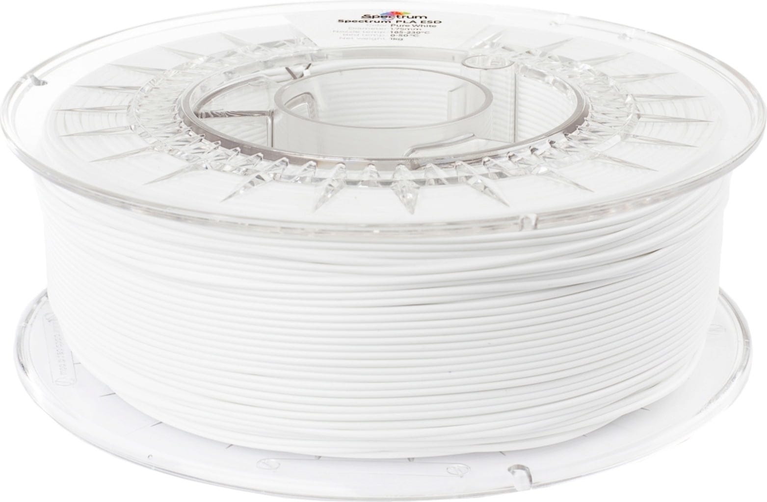 Spectrum PLA ESD Filament 1kg, Pure White