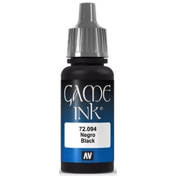 Vallejo Game Ink Black - 17 ml