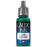 Vallejo Game Ink Black Green