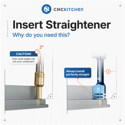 CNC Kitchen Einsetzhilfe für Gewindeeinsätze Set