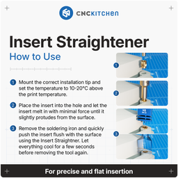 CNC Kitchen Einsetzhilfe für Gewindeeinsätze Set