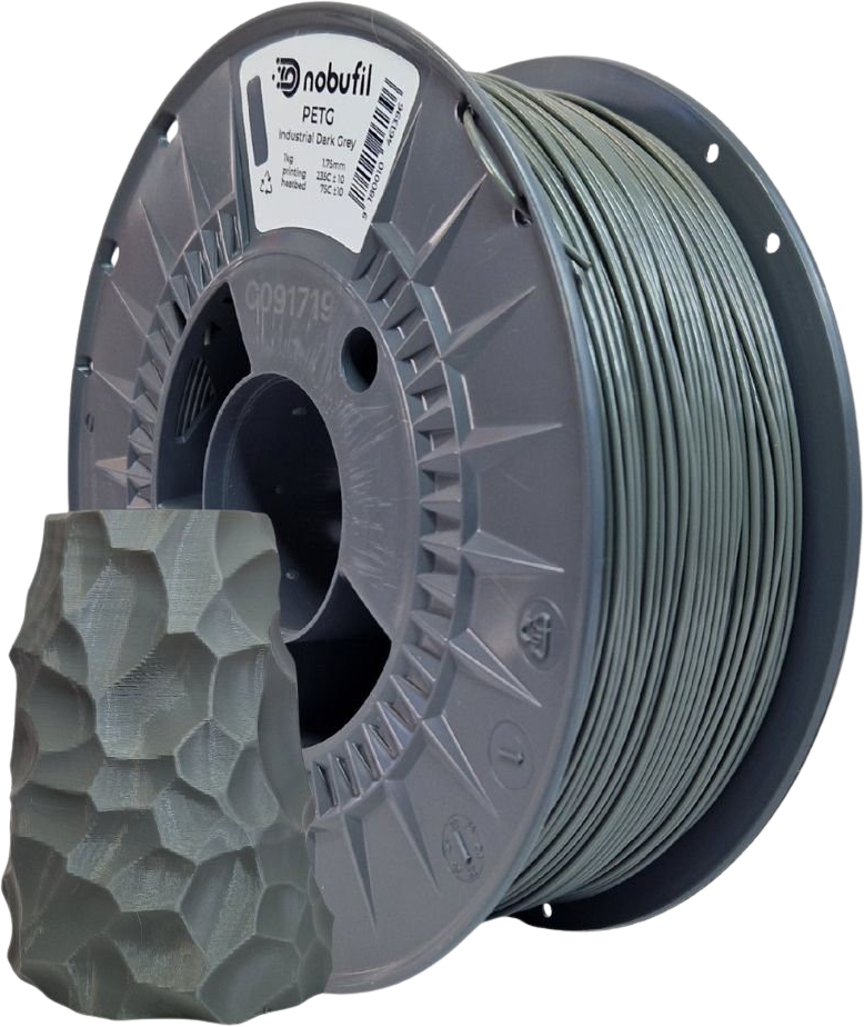 Nobufil PETG Filament 1kg, Industrial Dark Grey