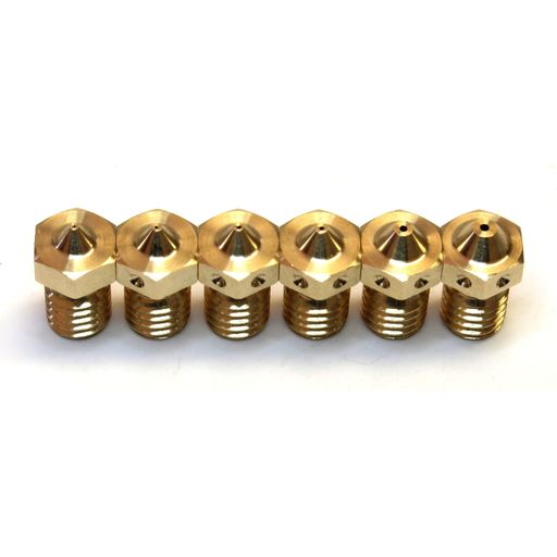 V6 Brass Nozzle - 1.75 mm 0.40 mm