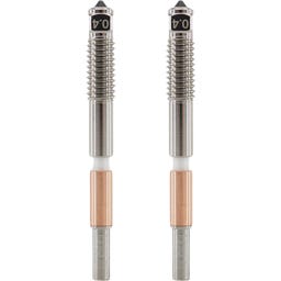 QIDI Tech Bimetallmunstycke för Q2 Set med 2 st. - 0,4 mm