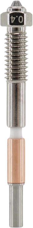 QIDI Tech Tungsten Carbide Bimetal Nozzle for Q2, 0.4 mm