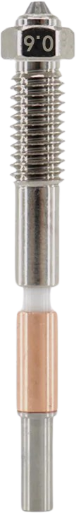 QIDI Tech Tungsten Carbide Bimetal Nozzle for Q2, 0.6 mm
