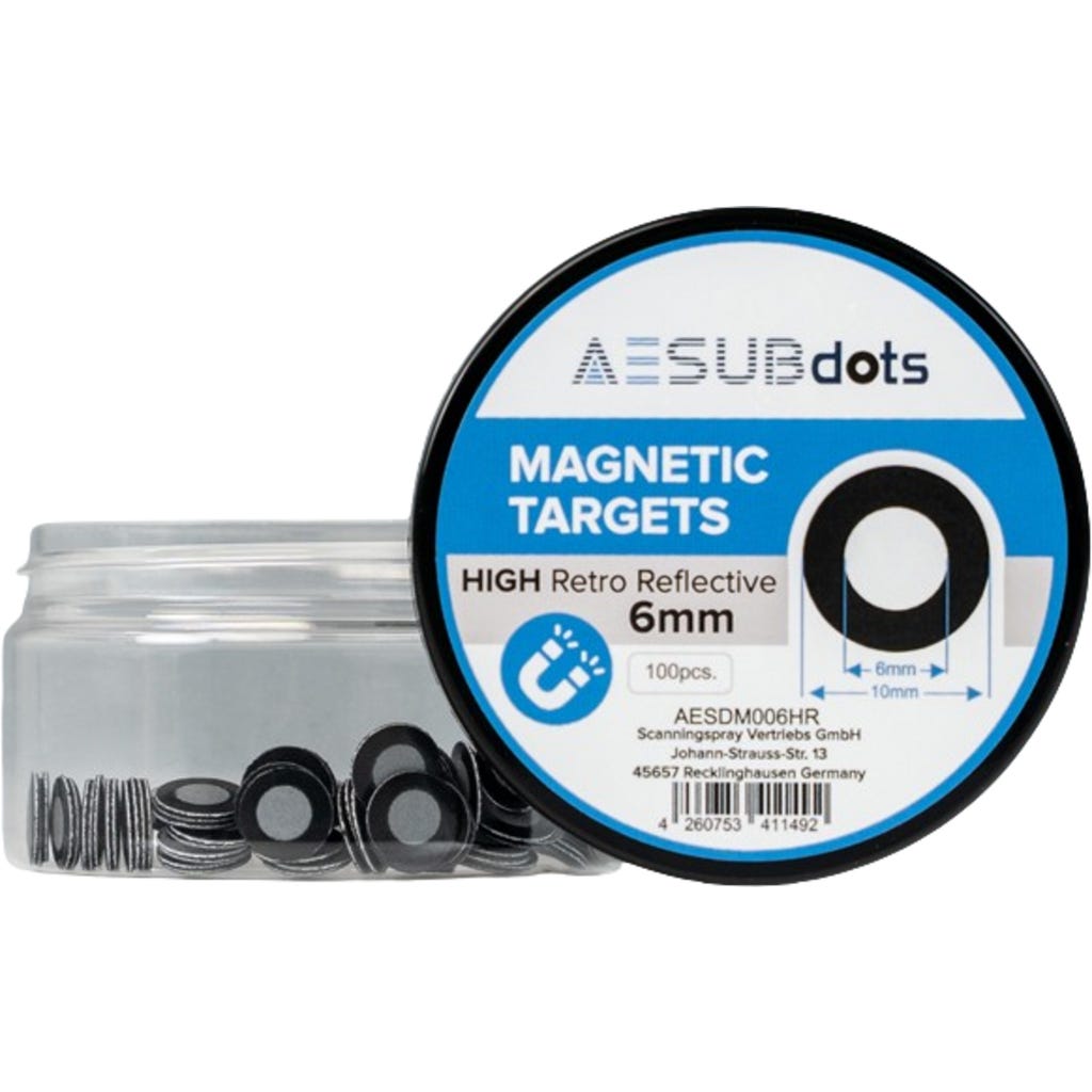 AESUB AESUBdots High Retro Reflective Magnetic Targets - 3DJake ...