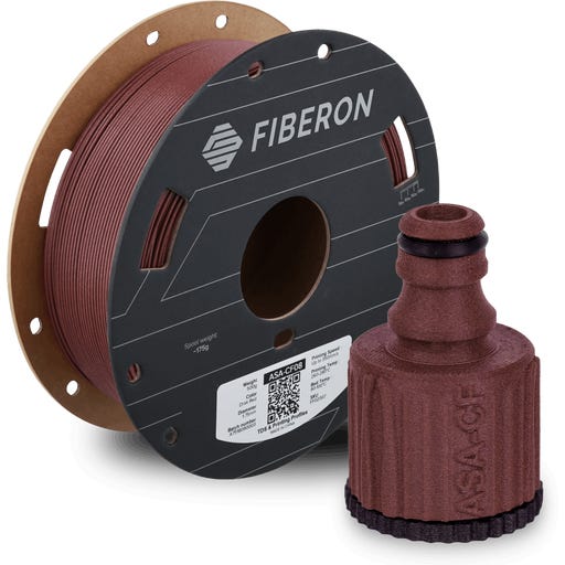 Polymaker Fiberon™ ASA-CF08 Dark Red - 3DJake International